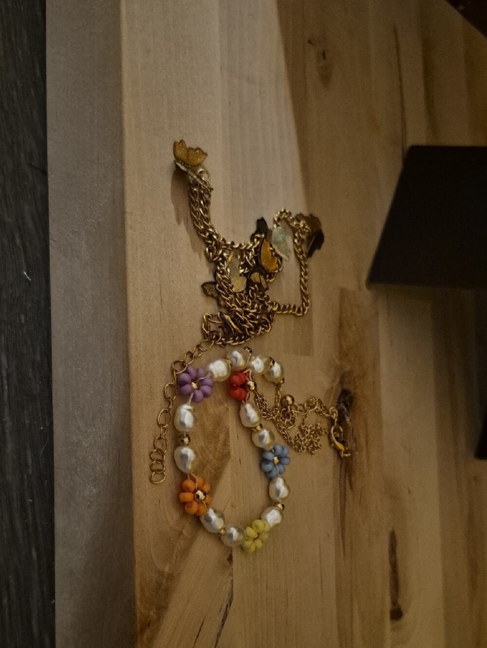 Gold Butterfly Charm Necklace - Women's Jewelry - Picture 10 of 10